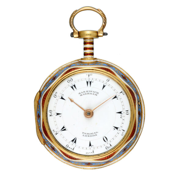 A triple cased gold and enamel Turkish market watch Circa 1795 A triple cased gold and enamel Turkish market watch Circa 1795