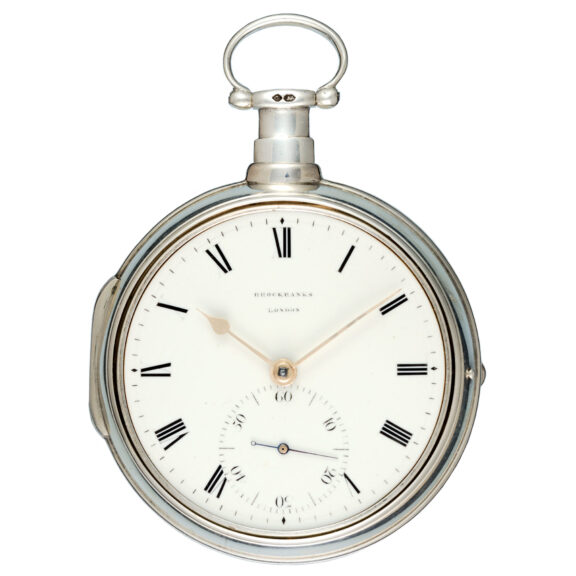 An English cylinder by Brockbanks in silver pair cases Circa 1813