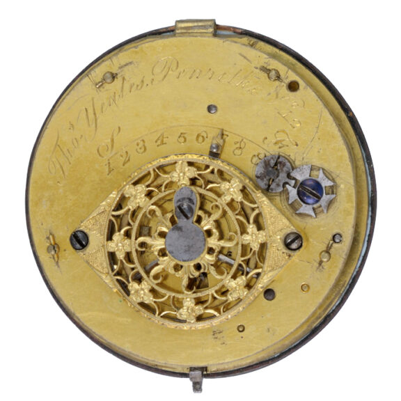 English Debaufre pocket watch in a gilt open face case Circa 1820 English Debaufre pocket watch in a gilt open face case Circa 1820