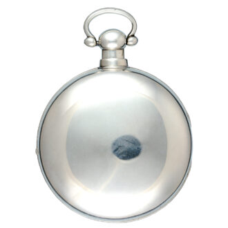 An English rack lever pocket watch in silver pair cases Circa 1820