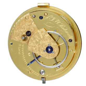 English Massey I lever pocket watch in silver pair cases Circa 1821