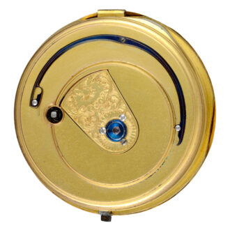 English gold cylinder watch with decorative gold dial Circa 1822