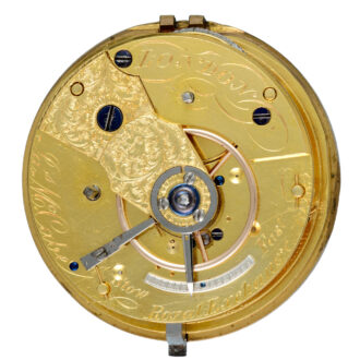 English 18 carat gold open faced lever watch Circa 1822