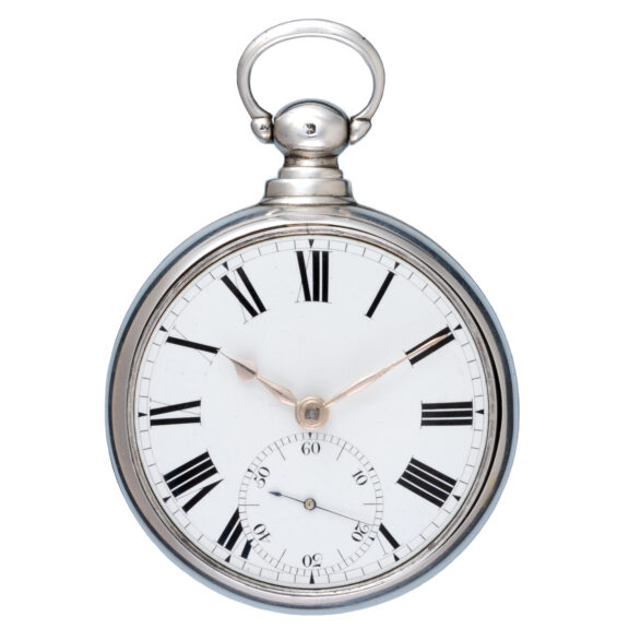 English Massey I lever pocket watch in silver pair cases Circa 1823