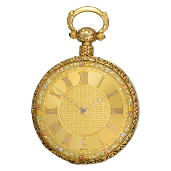 Gold English quarter repeating cylinder pocket watch Circa 1823 Gold English quarter repeating cylinder pocket watch Circa 1823