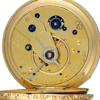 Gold English quarter repeating cylinder pocket watch Circa 1823 Gold English quarter repeating cylinder pocket watch Circa 1823