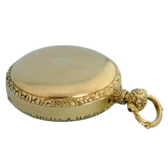 Gold English quarter repeating cylinder pocket watch Circa 1823 Gold English quarter repeating cylinder pocket watch Circa 1823