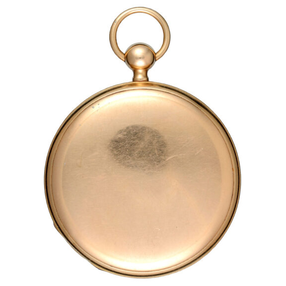 Swiss open faced quarter repeating cylinder watch Circa 1824 Swiss open faced quarter repeating cylinder watch Circa 1824