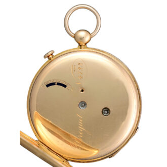 French quarter repeating lever in gold open face case Circa 1828