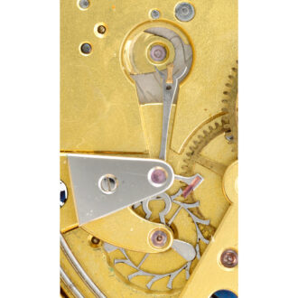French quarter repeating lever in gold open face case Circa 1828