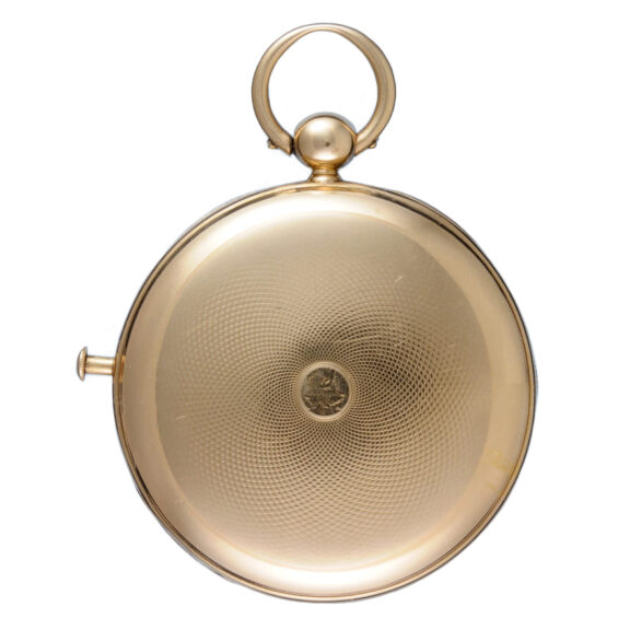 A gold quarter repeating duplex influenced by Breguet Circa 1829 A gold quarter repeating duplex influenced by Breguet Circa 1829