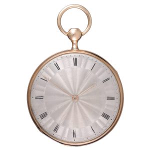 Swiss gold quarter repeating ruby cylinder watch Circa 1830