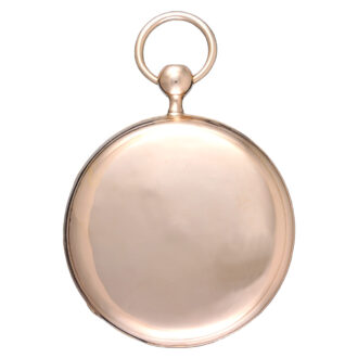Swiss gold quarter repeating ruby cylinder watch Circa 1830