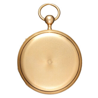 A Swiss quarter repeating ruby cylinder by Courvoisier Circa 1830 A Swiss quarter repeating ruby cylinder by Courvoisier Circa 1830