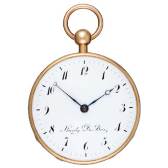 French gold quarter repeating cylinder pocket watch Circa 1835