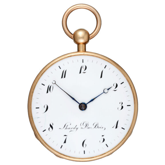 French gold quarter repeating cylinder pocket watch Circa 1835