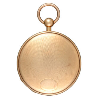 French gold quarter repeating cylinder pocket watch Circa 1835