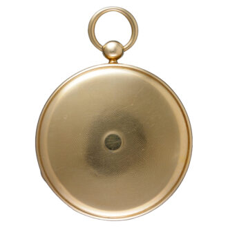 French 18k gold independent seconds ruby cylinder Circa 1840