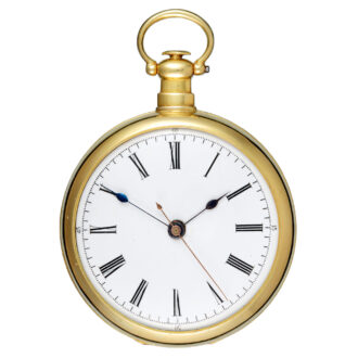 Swiss gold duplex made for the Chinese market Circa 1860