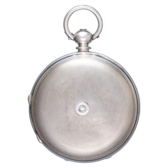 Swiss pedometer wind lever in a silver full hunter case Circa 1880