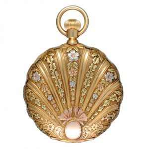 American lever in a three colour gold full hunter case Circa 1880