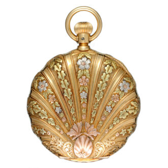 American lever in a three colour gold full hunter case Circa 1880