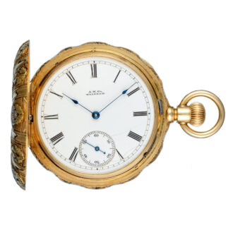American lever in a three colour gold full hunter case Circa 1880