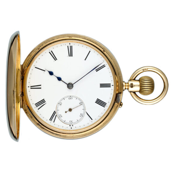 Fine gold freesprung half hunter by Charles Frodsham Circa 1883 Fine gold freesprung half hunter by Charles Frodsham Circa 1883