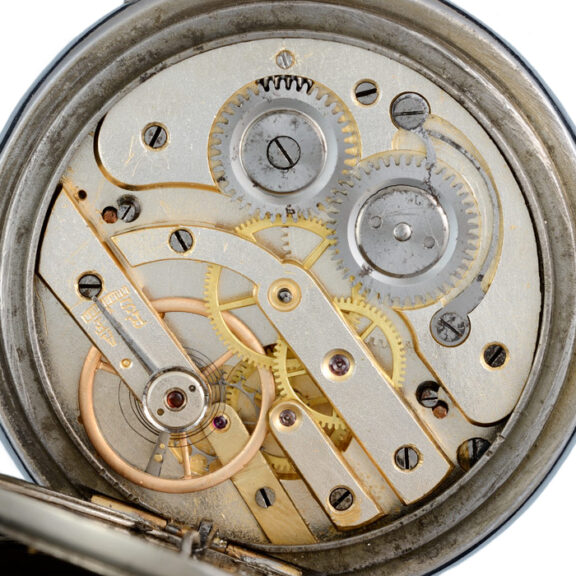 Swiss nickel cylinder with automated erotic scene Circa 1890 Swiss nickel cylinder with automated erotic scene Circa 1890