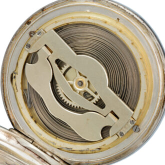 A Swiss silver lever pocket watch of 8 days duration Circa 1900 A Swiss silver lever pocket watch of 8 days duration Circa 1900