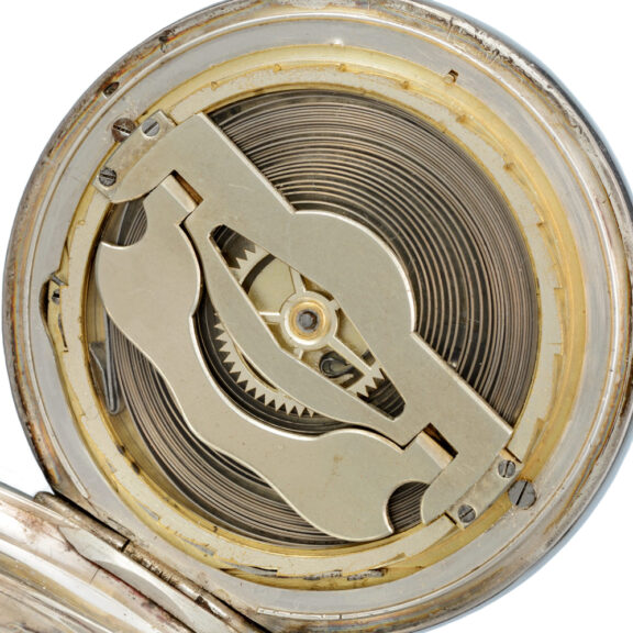 A Swiss silver lever pocket watch of 8 days duration Circa 1900 A Swiss silver lever pocket watch of 8 days duration Circa 1900