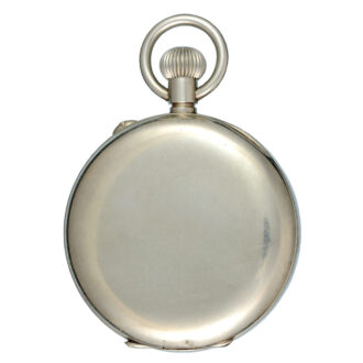Swiss nickel minute recording flyback chronograph Circa 1900