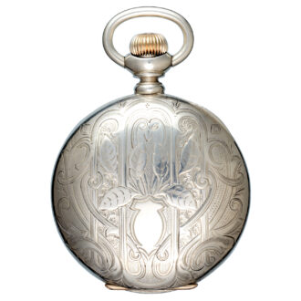 An American lever in a large silver open face case Circa 1905