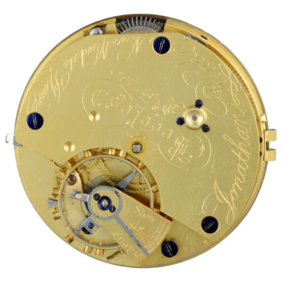 An English lever pocket watch in gold full hunter case Circa 1909 An English lever pocket watch in gold full hunter case Circa 1909