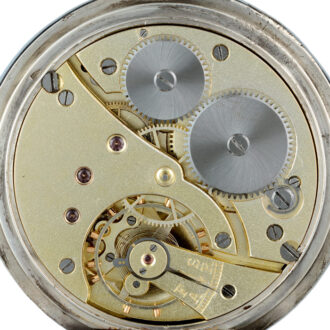 Swiss silver half hunting cased lever pocket watch Circa 1910 Swiss silver half hunting cased lever pocket watch Circa 1910
