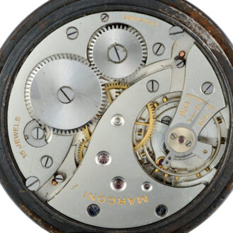 Swiss lever made by Rolex in gunmetal open face case Circa 1920