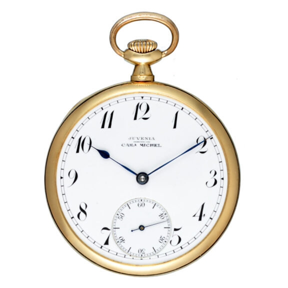 Swiss lever pocket watch with concealed enamel nude Circa 1920 Swiss lever pocket watch with concealed enamel nude Circa 1920