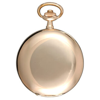 A German lever pocket watch in a gold full hunter case Circa 1920