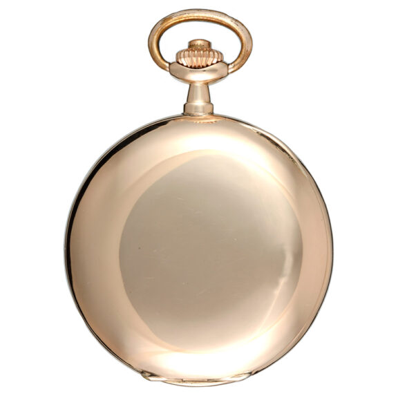 A German lever pocket watch in a gold full hunter case Circa 1920 A German lever pocket watch in a gold full hunter case Circa 1920