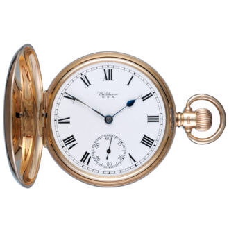 American lever pocket watch in a gold full hunter case Circa 1925