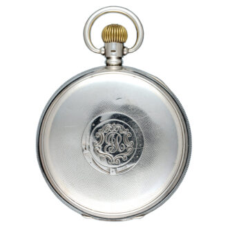 A Swiss lever in a Dennison silver half hunter case Circa 1929