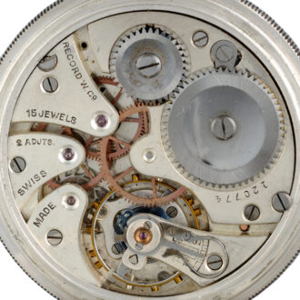 A Swiss lever in a Dennison silver half hunter case Circa 1929