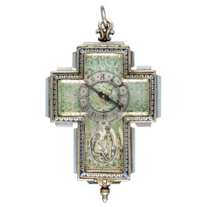 Watch in the style of a 17th Century rock crystal watch Circa 1780