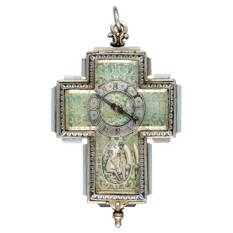 Watch in the style of a 17th Century rock crystal watch Circa 1780 Watch in the style of a 17th Century rock crystal watch Circa 1780