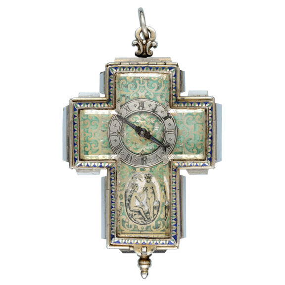Watch in the style of a 17th Century rock crystal watch Circa 1780 Watch in the style of a 17th Century rock crystal watch Circa 1780