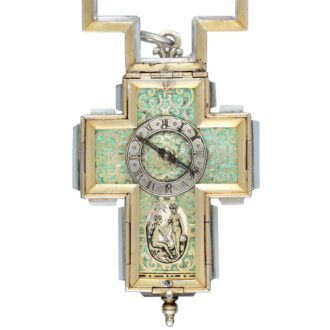 Watch in the style of a 17th Century rock crystal watch Circa 1780 Watch in the style of a 17th Century rock crystal watch Circa 1780