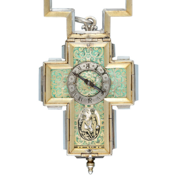Watch in the style of a 17th Century rock crystal watch Circa 1780 Watch in the style of a 17th Century rock crystal watch Circa 1780