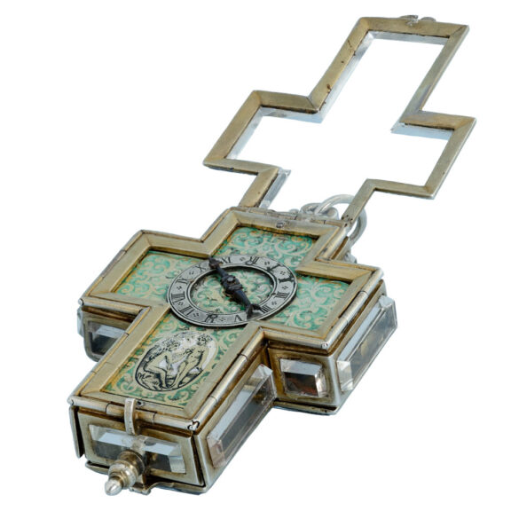 Watch in the style of a 17th Century rock crystal watch Circa 1780 Watch in the style of a 17th Century rock crystal watch Circa 1780