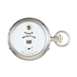 Swiss silver watch with Pallweber patent lever Circa 1890