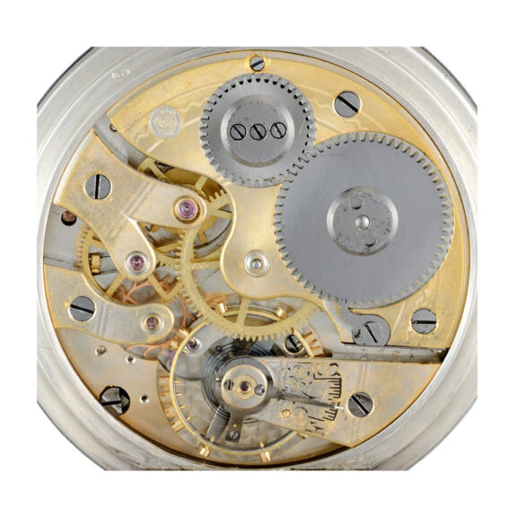 Swiss silver watch with Pallweber patent lever Circa 1890 Swiss silver watch with Pallweber patent lever Circa 1890